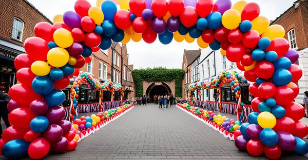 Arches de ballon colorées pour tous vos événements festifs